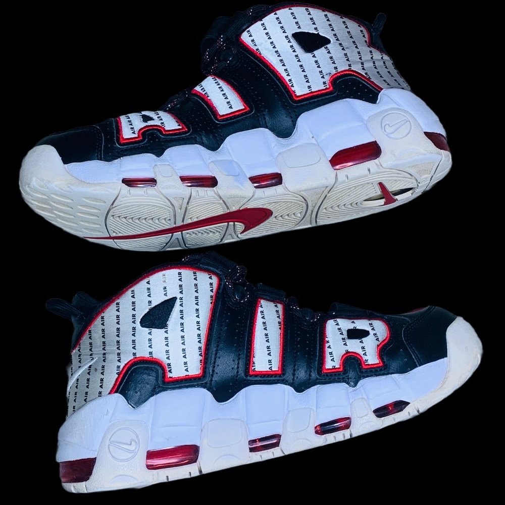 Nike Air More Uptempo Pinstripe Size 8.5 Men's